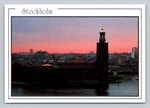 Stockholm City Hall Sunrise Postcard By Hans Strand Scankort Ab Used. Price: $15.99.