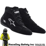Alpinestars Sp V2 Auto Race Shoes Black Sfi 3.3/5 Part No. 2710621-10 New. Price: $149.99.