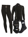 Omp First Underwear Set Top Long Johns Balaclava Socks Black Fia 8856-2018 New. Price: $276.53.