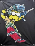 Banner Bart Simpson 600X900 Mm New. Price: $62.10.