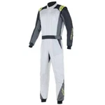 Alpinestars Atom Auto Racing Suit Size 54 Medium Silver/yellow Fia New. Price: $639.95.