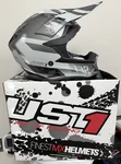 Just 1 J32 Pro Kick Matt Titanium Helmet Size Small.new Motocross Racing. Price: $128.99.