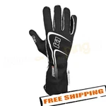 Racegear 23-TR1-N-4XS Youth 4X-SMALL Black/white Nomex Track Driving Gloves New. Price: $94.03.