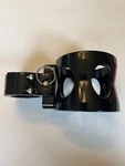 Eddie Motorsports Fire Extinguisher Bracket - Black Aluminum Anodized Used. Price: $74.00.