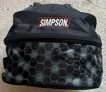 Simpson Racing Deluxe Helmet Bag Used. Price: $55.00.