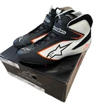 Alpine Stars 59175024221 TECH-1 V3 Shoes Size 10 Euro 43 Blk/white/ Fluoro Used. Price: $179.99.