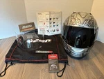 Icon Alliance Speedmetal Medium Motorcycle/snowmobile Full Face Helmet 2 Shields Pre-owned. Price: $129.95.