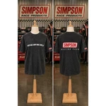 Simpson Racing Team Tee Black Vintage Fade Graphic Shirt Pre-owned. Price: $35.00.