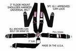 Rjs Sfi 16.1 Pt Cam Lock Universal Floor Mount Bolt & Wrap Belt Black 1035201 New. Price: $179.99.