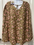 Jessica Simpson Tunic Top Women Sz Xxl Floral Boho Peasant Flared Sleeves Nwt New. Price: $13.75.