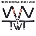 Racequip 744004 Sportsman 6-POINT Camlock Harness Set Pull Up Adjust Black New. Price: $209.95.