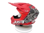 JUST1 J39 Kinetic Mx/off-road Motorcycle Helmet Matte Red Camo Grey Size Xs New. Price: $106.91.