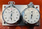 Dash Mount / Twin Galco Stopwatches Shockproof Rallyequip Made Usa. Used. Price: $285.00.