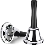2 Pack Silver Steel Ringing With Handle Dinner For Ins New. Price: $6.98.