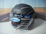 Motorcycle Helmet Flat Black/silver Gmax OF77 Derk Open Face Sun Visor Small Y2 New. Price: $98.99.