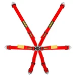 Schroth Enduro 6 Point Fia Approved Harness (red) - 2 Shoulder / Lap Straps New. Price: $914.01.