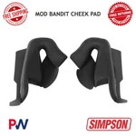 Simpson Motorcycle Mod Bandit Cheek Pad X-small #mbcpxs New. Price: $57.55.