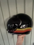 New Biltwell Gringo Helmet W/bubble Visor Small. Price: $90.00.