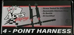 Point Harness Aces Racing Red With 2 Inch Padding E4 Certified Ez Buckle New. Price: $44.99.