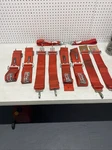 G-force "red" 3" Wide Racing Harnesses Used. Price: $59.00.