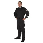 G-force Driving Suit One-piece Single Layer Pyrovatex 2X-LG Black Top New. Price: $139.00.