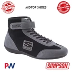 Simpson Racing Midtop Shoes - Black #MT100BK New. Price: $139.86.
