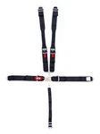 Crow Safety 11004DB 5-PT Harness Small Latch Black Hans Bolt In Pull Do New. Price: $221.99.