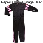 Racequip 1950891 Racing Driver Fire Suit, Youth X-small Black W/ Pink Trim New. Price: $102.68.