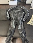 Size Us 50. Alpinestars Leather Motorcycle Racing Suit. Pre-owned. Price: $390.00.