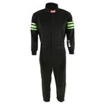 Racequip 1950797RQP PRO-1 Driving Suit Sfi 3.2A/1 Black/green Stripe Youth 2XL New. Price: $124.95.