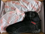Simpson Racing Shoes Adrenaline High Top AD600BK Size Black New Box Nib. Price: $89.00.