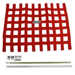 Assault Racing Red Ribbon Window Net & Spring Loaded Mounting Kit New. Price: $39.99.