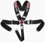 Simpson Seat Belt Harness 29108BK; Black 5 Point Camlock New. Price: $263.29.