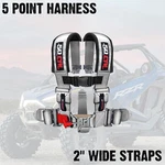 5 Point Harness 2" Wide Youth Fit Polaris Rzr RS1 900 Turbo Pro Xp 1000 Silver New. Price: $124.99.