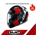 Clearance! Hjc CS-15 Motorcycle Road Helmet New Medium Blk/red Touring Martial. Price: $107.97.