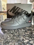 Supreme Box Logo Nike Air Force 1 Low Black Sneakers Shoes. Nwb Pick Size New. Price: $170.10.