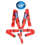 Nrg Sfi Approved Seat Belt Harness 5 Point Cam Lock Red SBH-B6PCRD New. Price: $154.00.