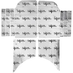 1955-57 Bel Air; 2 Door Hardtop/sedan; Insulation & Sound Dampening Kit New. Price: $187.99.