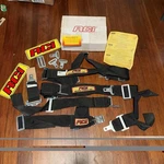 Rci Point Complete Set Latch Platinum Sfi 16.1 Racing Harness Black 9210PL Usa Used. Price: $99.99.