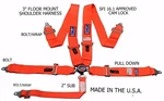 Rjs Sfi 16.1 Cam Lock Pt Seat Belt Harness Floor Mount Bolt In Orange 1034105 New. Price: $192.49.