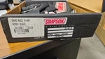 Simpson 29116BK Cam-lock 55"SYSTEM Drag Racing Wrap Around 5-POINT Nomex Harness Used. Price: $100.00.