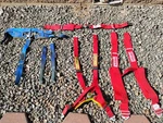 Racing Harness Seat Sabelt Willans Simpson Quick Release Lot Used. Price: $74.99.