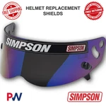 Simpson Racing Helmet Replacement Shield Iridium - Voyager, Model 410 #88203 New. Price: $41.75.