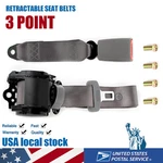 1 Set Retractable 3 Point Car Safety Seat Strap Belt Auto Vehicle Gray New. Price: $29.99.
