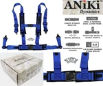 Aniki Blue 4 Point Aircraft Buckle Seat Belt Harness W/ Ultra Shoulder Pad New. Price: $61.12.