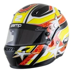 Zamp ZR-72 Helmet Black/red/orange Graphic- New. Price: $250.00.