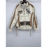 Smoke Rise Mens Racing Jacket Cream Brown Smr Motor International Speedway Style Pre-owned. Price: $15.31.