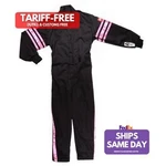 Racequip 1950890RQP, One Black Fire Retardant Fabric Suit Sin Fits Gle Lay New. Price: $173.14.