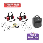 Rugged Radios H80-FAN, Kit Red Plastic Headset Track Talk Linkable Intercom New. Price: $601.83.