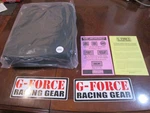 New 4125XXLBK G-force Piece Single Layer Driving Suit. GF-125SUIT-SFI-3.2A/1. Price: $100.00.
